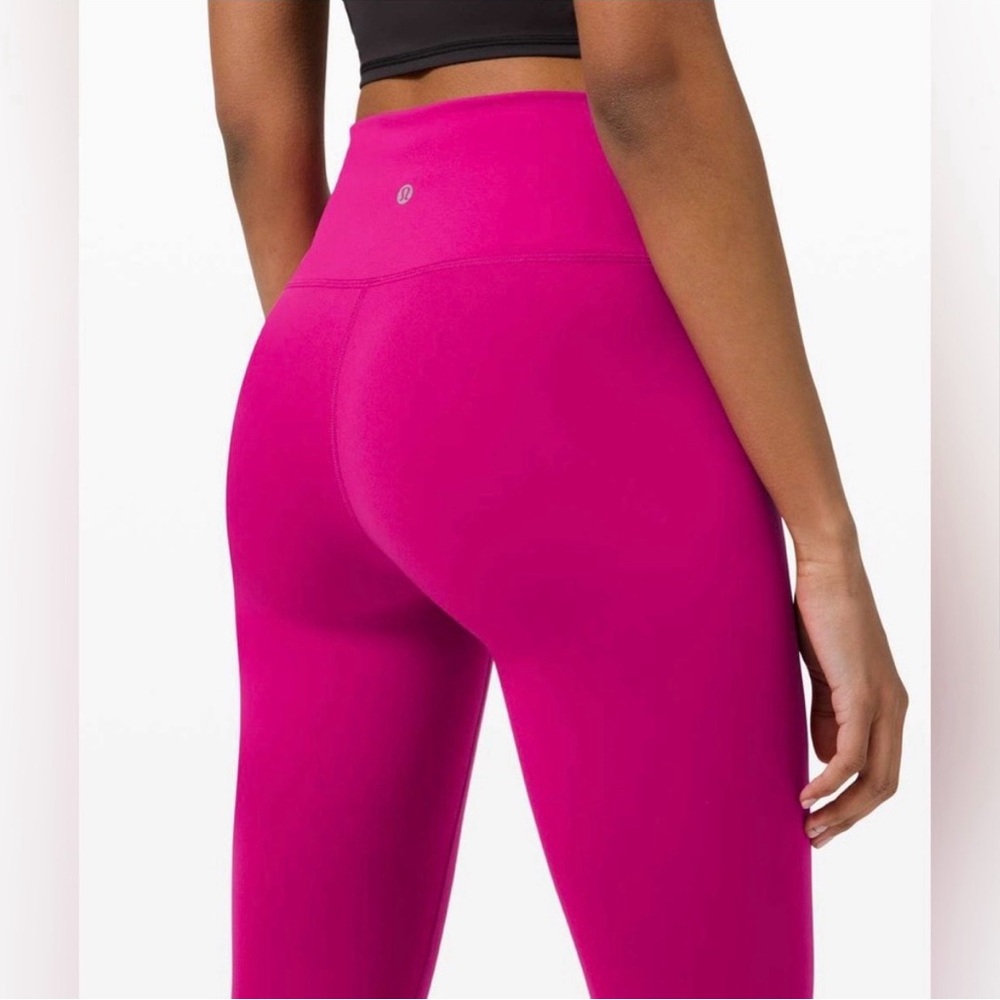 Lululemon align Ripened Raspberry Leggings, size 4 - Picture 3 of 7